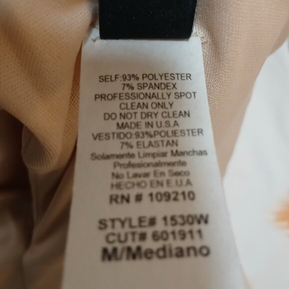 Windsor 2 Piece Formal Maxi Dress Women’s Size M Set Beige Halter Crop Top - Picture 6 of 6